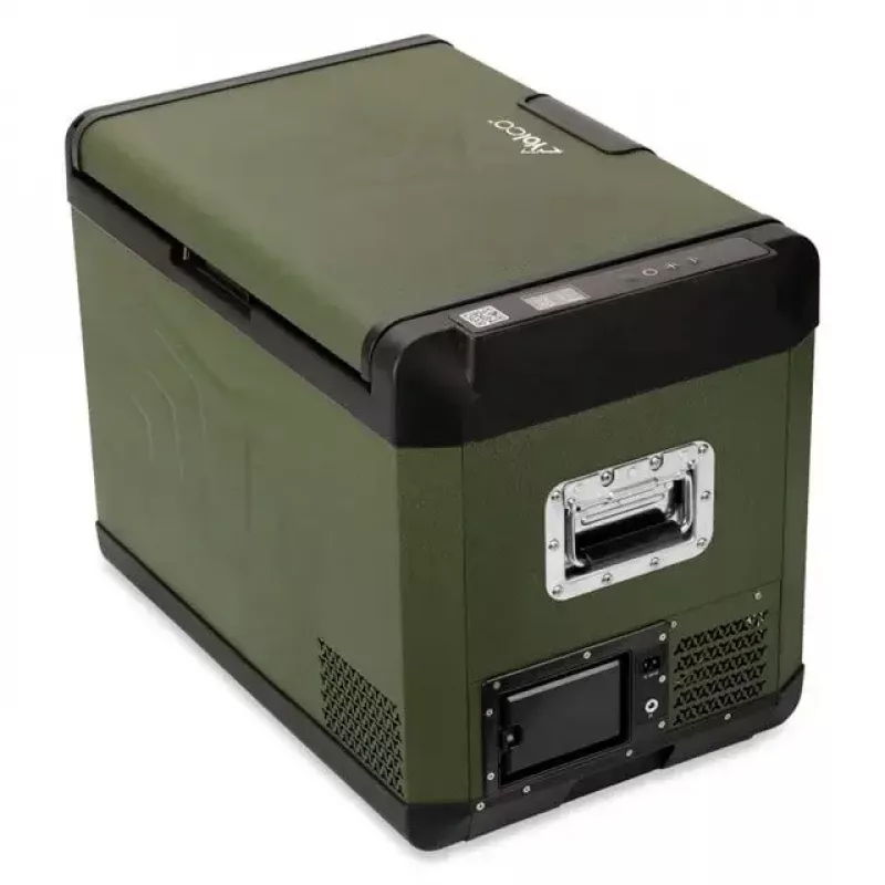 Frigorífico portátil com compressor Yolco GCX47 verde 47L de capacidade energeticamente eficiente