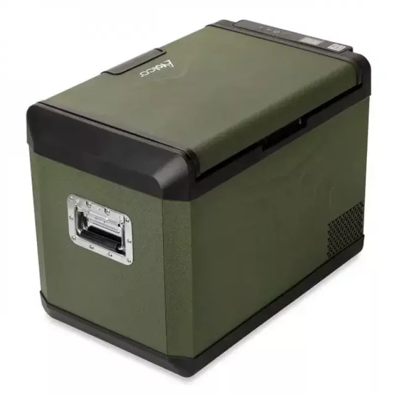 Frigorífico portátil com compressor Yolco GCX47 verde 47L de capacidade energeticamente eficiente