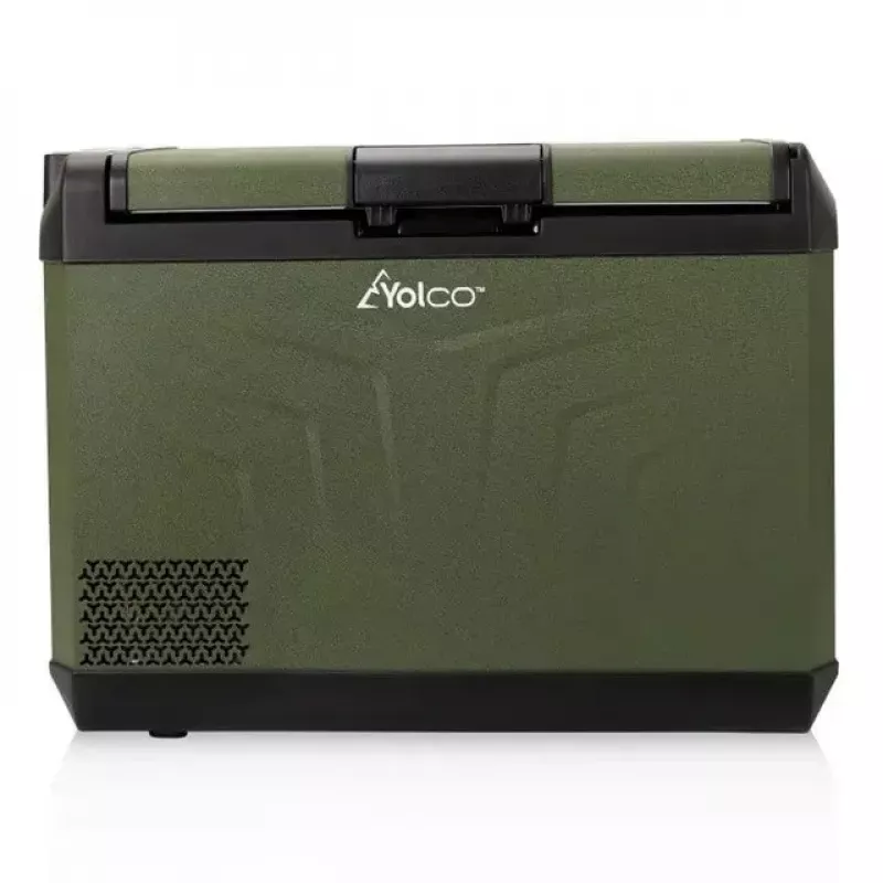 Frigorífico portátil com compressor Yolco GCX47 verde 47L de capacidade energeticamente eficiente