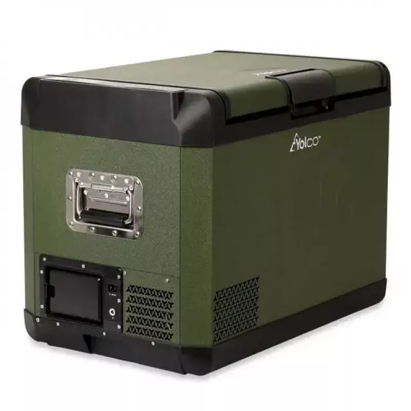 Frigorífico portátil com compressor Yolco GCX47 verde 47L de capacidade energeticamente eficiente