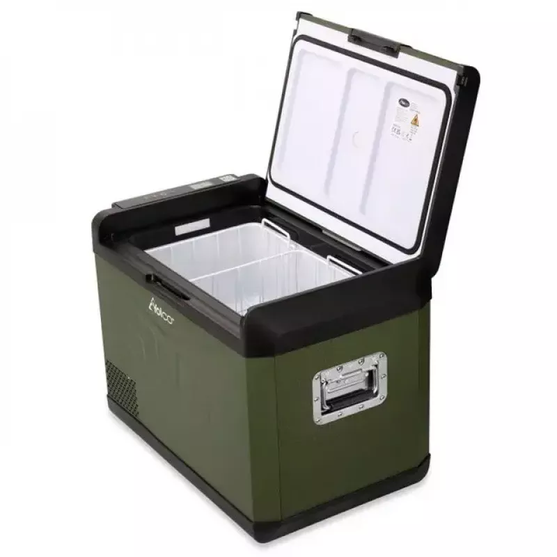 Frigorífico portátil com compressor Yolco GCX47 verde 47L de capacidade energeticamente eficiente