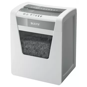 Destruidora de documentos Leitz IQ Office Security P5, corte micro, 22,3 cm, 2 x 15 mm, 23 l, 250 folhas, 55 dB