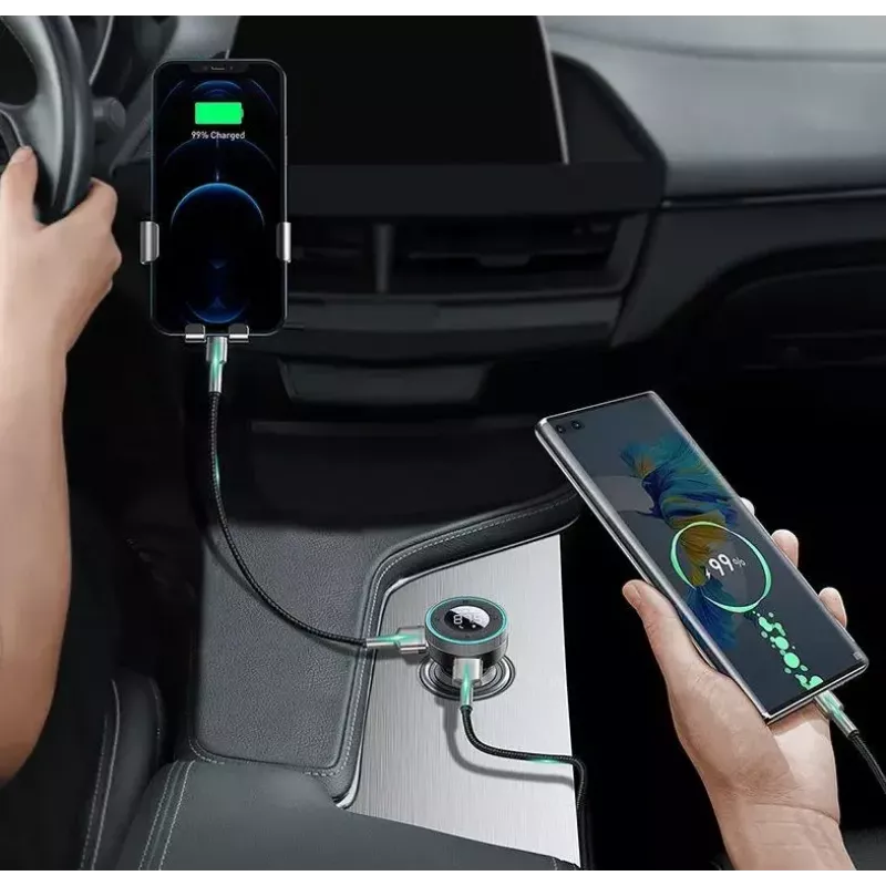 Carregador de interior Baseus Energy Column smartphone preto