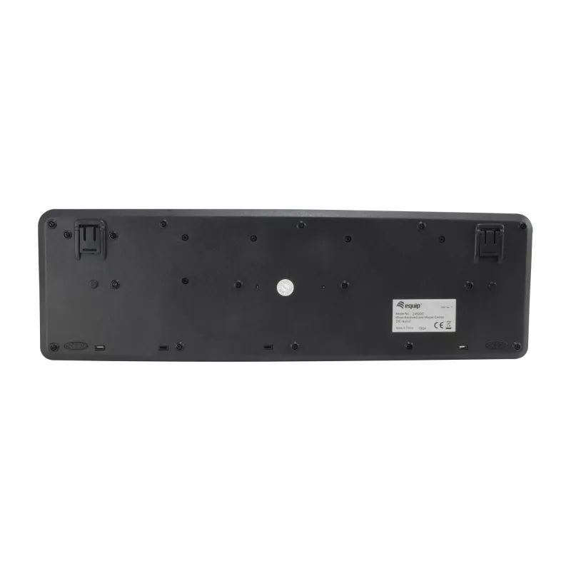Teclado e rato Equip 245201 com escritório USB QWERTY espanhol preto