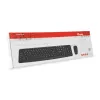 Teclado e rato Equip 245201 com escritório USB QWERTY espanhol preto