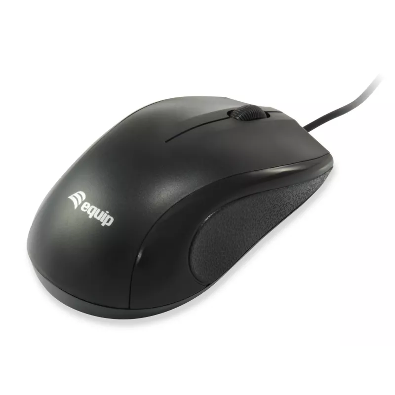 Teclado e rato Equip 245201 com escritório USB QWERTY espanhol preto