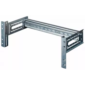 Calha para rack 19 polegadas EQUIP EZR-DIN-4, 4U DIN, RAL7035 cinzento, 485×210 mm