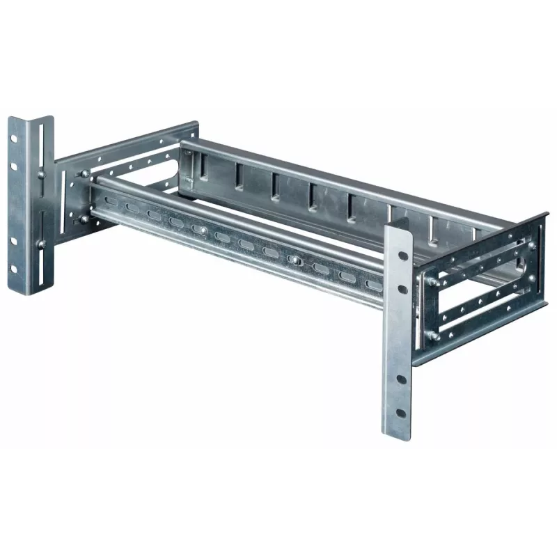 Equip EZR-DIN-4 módulo para calha DIN de 19 polegadas 2U, RAL 7035