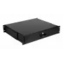 Unidade de gaveta Equip gaveta com fechadura 19' 2U RAL9005 preto