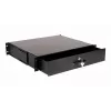 Unidade de gaveta Equip gaveta com fechadura 19' 2U RAL9005 preto