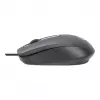 Rato com fio Manhattan Comfort II USB, preto, 1000 dpi, USB-A, ótico, ambidestro, portátil/compacto, três botões com roda de deslocamento, três anos de garantia