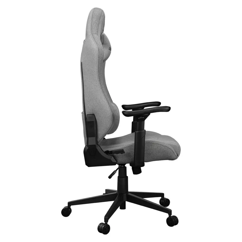 Cadeira gaming universal Cougar CGR-EPF-ROA — cinzento/preto, peso máx. 120 kg, dimensões 710×670×1250 mm