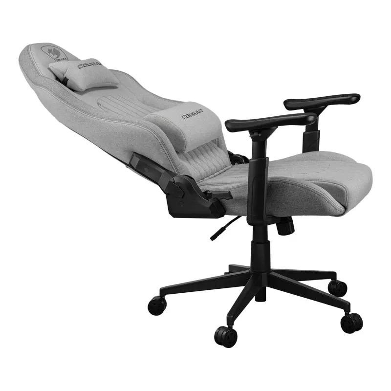 Cadeira gaming universal Cougar CGR-EPF-ROA — cinzento/preto, peso máx. 120 kg, dimensões 710×670×1250 mm