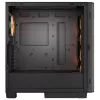 Caixa de PC midi tower Cougar Airface FLO ARGB, preto — suporta 2x 180 mm à frente, 1x 120 mm atrás, unidades de 2,5/3,5 polegadas, 240×480×509 mm