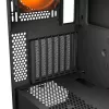 Caixa de PC midi tower Cougar Airface FLO ARGB, preto — suporta 2x 180 mm à frente, 1x 120 mm atrás, unidades de 2,5/3,5 polegadas, 240×480×509 mm