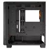 Caixa de PC midi tower Cougar Airface FLO ARGB, preto — suporta 2x 180 mm à frente, 1x 120 mm atrás, unidades de 2,5/3,5 polegadas, 240×480×509 mm