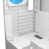 Caixa de PC midi tower COUGAR Airface FLO ARGB branco — 2x180 mm à frente, 1x120 mm atrás, suporta HDD de 2,5 polegadas/3,5 polegadas, 240×480×509 mm