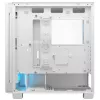 Caixa de PC midi tower COUGAR Airface FLO ARGB branco — 2x180 mm à frente, 1x120 mm atrás, suporta HDD de 2,5 polegadas/3,5 polegadas, 240×480×509 mm