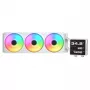 Refrigeração líquida all-in-one para CPU Cougar Poseidon Vistek Pro 360 – ventoinha de 120 mm, ARGB, branco