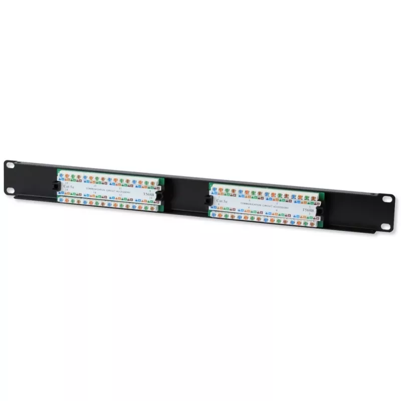 Patch panel Techly UTP 16 portas RJ45 Cat.5E I-PP 16-RU-C5ET, IEEE 802.3, IEEE 802.3ab, IEEE 802.3u, 10/100/1000Base-T(X), Fast Ethernet, Gigabit Ethernet, 1000 Mbit/s, RJ-45, dourado