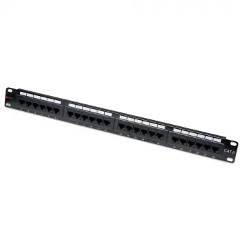 Patch panel Techly UTP 24 portas RJ45 Cat.6 I-PP 24-RU-C6T, IEEE 802.3, IEEE 802.3ab, IEEE 802.3u, 10/100/1000Base-T(X), Fast Ethernet, Gigabit Ethernet, 1000 Mbit/s, RJ-45, dourado