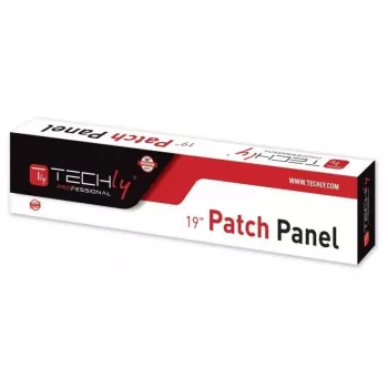 Patch panel Techly UTP 24 portas RJ45 Cat.6 I-PP 24-RU-C6T, IEEE 802.3, IEEE 802.3ab, IEEE 802.3u, 10/100/1000Base-T(X), Fast Ethernet, Gigabit Ethernet, 1000 Mbit/s, RJ-45, dourado