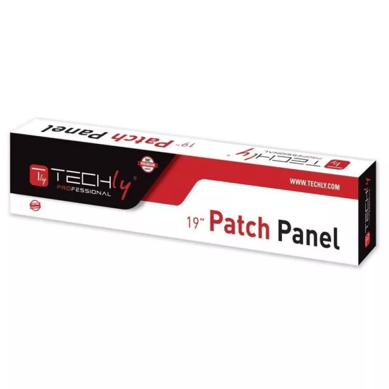 Patch panel Techly UTP 24 portas RJ45 Cat.6 I-PP 24-RU-C6T, IEEE 802.3, IEEE 802.3ab, IEEE 802.3u, 10/100/1000Base-T(X), Fast Ethernet, Gigabit Ethernet, 1000 Mbit/s, RJ-45, dourado