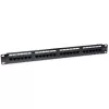 Patch panel Techly UTP 24 portas RJ45 Cat.6 I-PP 24-RU-C6T, IEEE 802.3, IEEE 802.3ab, IEEE 802.3u, 10/100/1000Base-T(X), Fast Ethernet, Gigabit Ethernet, 1000 Mbit/s, RJ-45, dourado