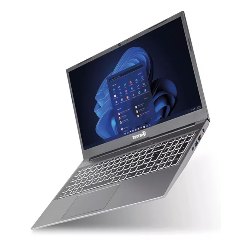 TERRA 1517R Intel® Core™ i3 i3-1315U Portátil 39,6 cm (15,6 polegadas) Full HD 8 GB DDR4-SDRAM 500 GB SSD Wi-Fi 6 (802.11ax) Windows 11 Pro alemão cinzento