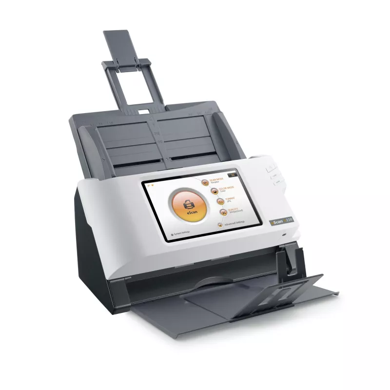 Plustek eScan A350 Essential Scanner ADF 600 x 600 DPI A4 preto, branco