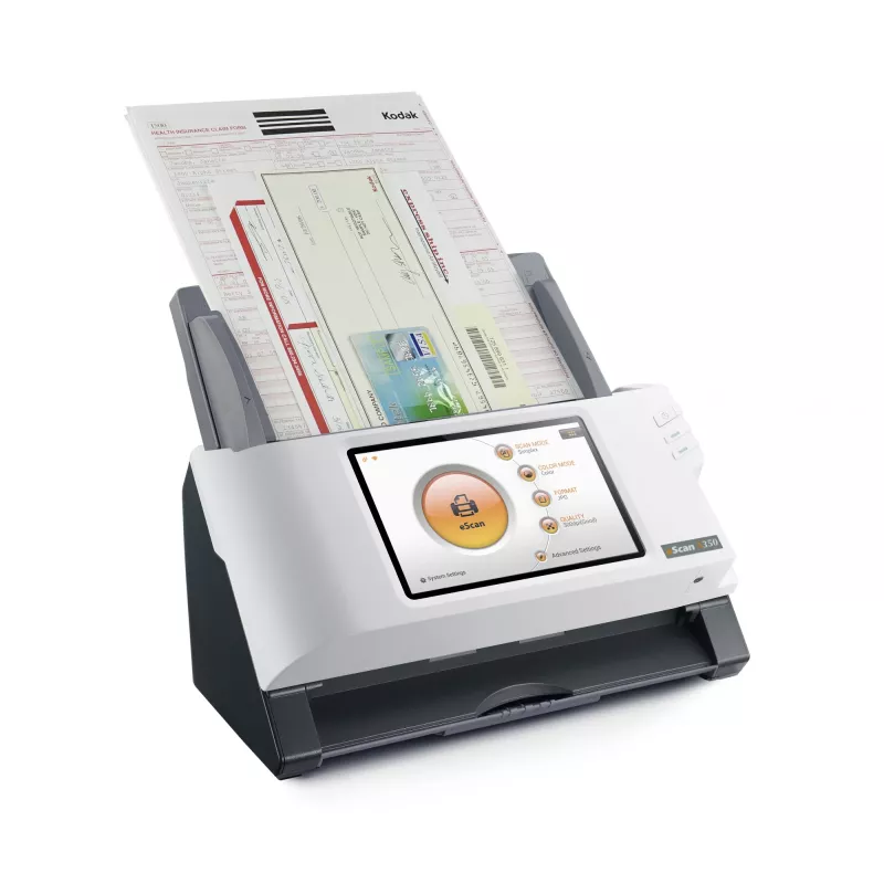 Plustek eScan A350 Essential Scanner ADF 600 x 600 DPI A4 preto, branco