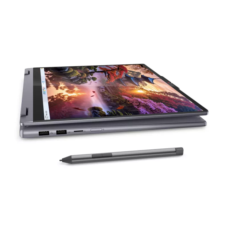 Lenovo IdeaPad 5 2-em-1 16AKP10 Copilot+ PC AMD Ryzen™ AI 5 340 Híbrido (2-em-1) 40,6 cm (16 polegadas) Ecrã tátil WUXGA 16 GB LPDDR5x-SDRAM 1 TB SSD Wi-Fi 7 (802.11be) Windows 11 Home alemão cinzento