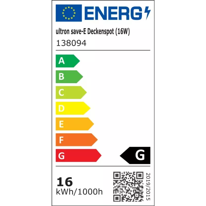 Lâmpada LED Ultron 138094 16 W 4000 K