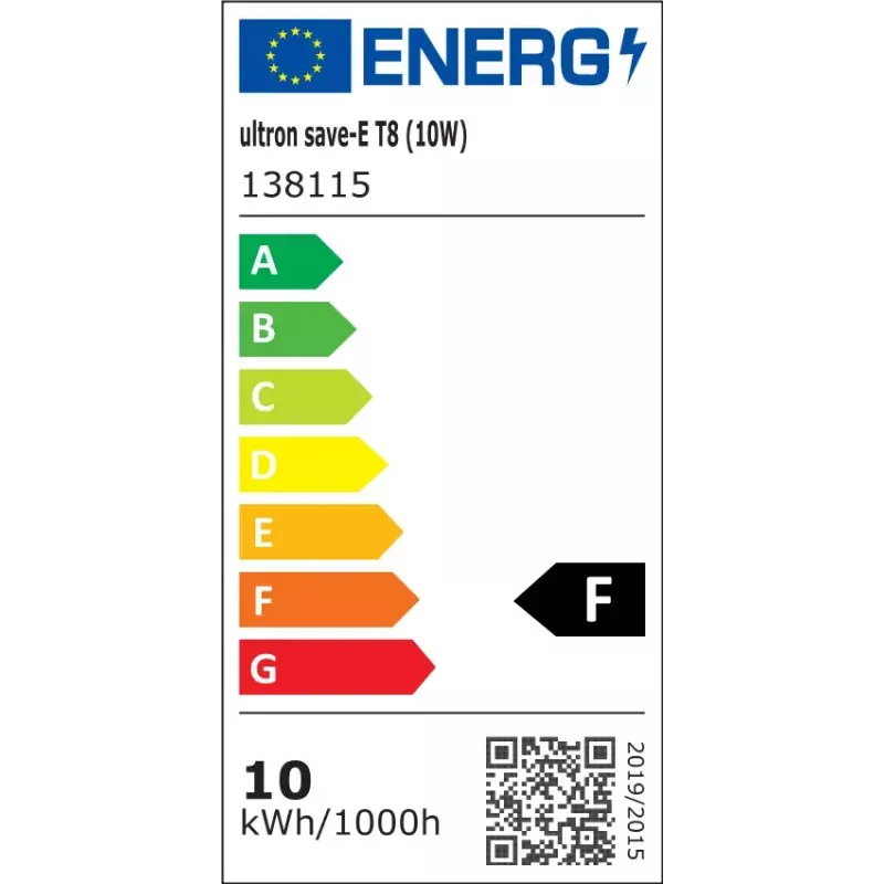 Lâmpada economizadora Ultron 138115 10W G13 4000K