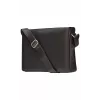 Mala messenger dbramante1928 Marselisborg 14 polegadas Hunter dark unissexo alça de ombro cor única