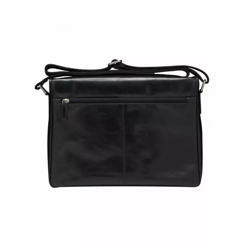 Mala messenger dbramante1928 Marselisborg 14 polegadas Hunter dark unissexo alça de ombro cor única