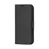 Capa folio em pele dbramante1928 Lynge MagSafe para iPhone 16 Plus – preto, 3 compartimentos para cartões, 6,7 polegadas