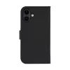 Capa folio em pele dbramante1928 Lynge MagSafe para iPhone 16 Plus – preto, 3 compartimentos para cartões, 6,7 polegadas