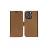 Capa carteira dbramante1928 iPhone 14 Pro Max Tan 3 compartimentos para cartões