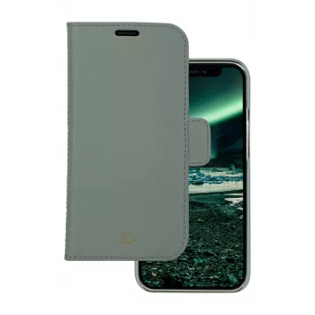 Capa carteira dbramante1928 New York para iPhone 13 Pro, verde, 3 compartimentos para cartões, compatível com 6,1 polegadas (15,5 cm)
