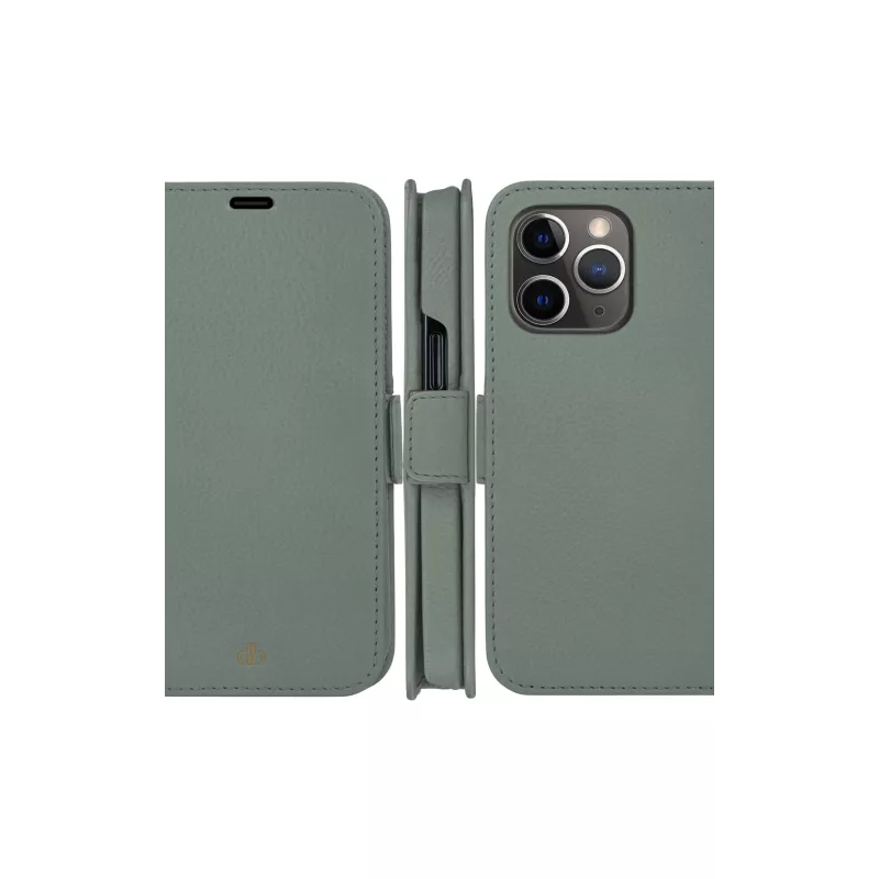 Capa carteira dbramante1928 New York para iPhone 13 Pro, verde, 3 compartimentos para cartões, compatível com 6,1 polegadas (15,5 cm)