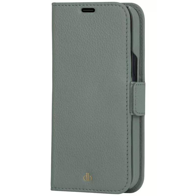 Capa carteira dbramante1928 New York para iPhone 13 Pro, verde, 3 compartimentos para cartões, compatível com 6,1 polegadas (15,5 cm)