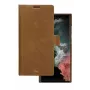 Capa folio dbramante1928 Lynge para Samsung Galaxy S22 Ultra, tan, suporta ecrãs até 17,3 cm (6,8 polegadas), suporte de mesa