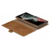 Capa folio dbramante1928 Lynge para Samsung Galaxy S22 Ultra, tan, suporta ecrãs até 17,3 cm (6,8 polegadas), suporte de mesa