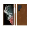 Capa folio dbramante1928 Lynge para Samsung Galaxy S22 Ultra, tan, suporta ecrãs até 17,3 cm (6,8 polegadas), suporte de mesa