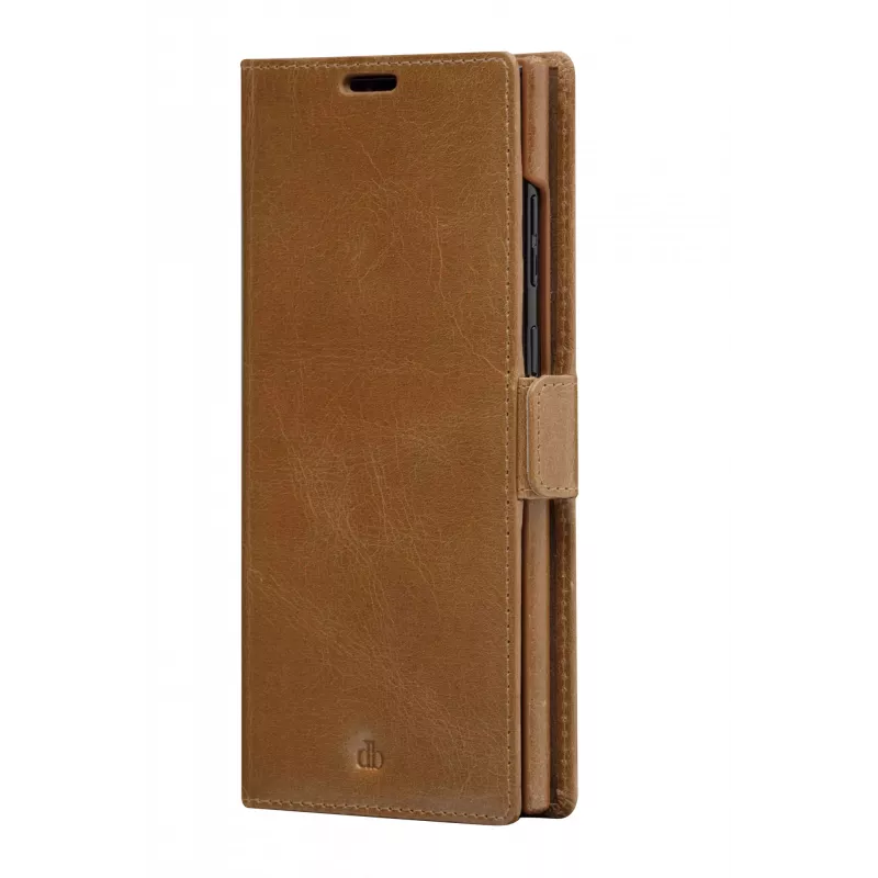 Capa folio dbramante1928 Lynge para Samsung Galaxy S22 Ultra, tan, suporta ecrãs até 17,3 cm (6,8 polegadas), suporte de mesa