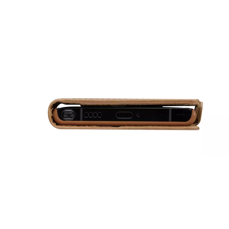 Capa folio dbramante1928 Lynge para Samsung Galaxy S22 Ultra, tan, suporta ecrãs até 17,3 cm (6,8 polegadas), suporte de mesa