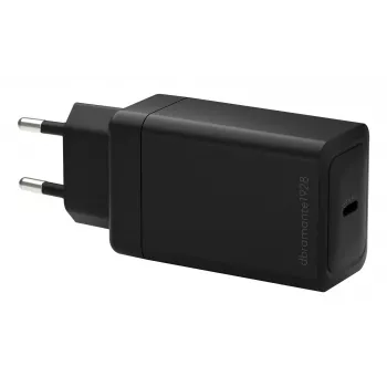 Carregador de parede dbramante1928 USB-C 65W, entrada AC 110–240V, 1x USB-C, preto