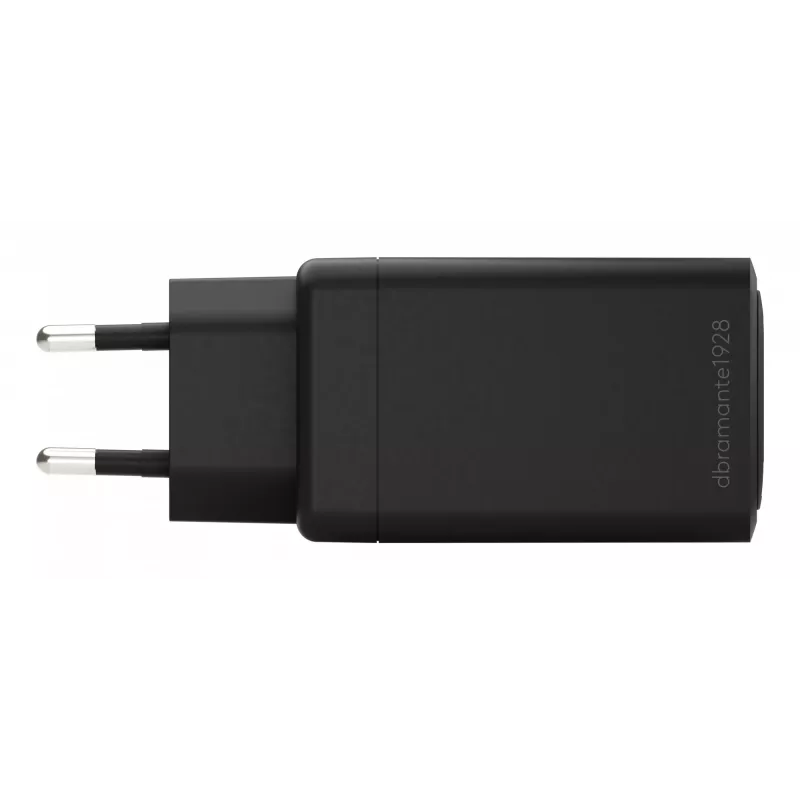 Carregador de parede dbramante1928 USB-C 65W, entrada AC 110–240V, 1x USB-C, preto