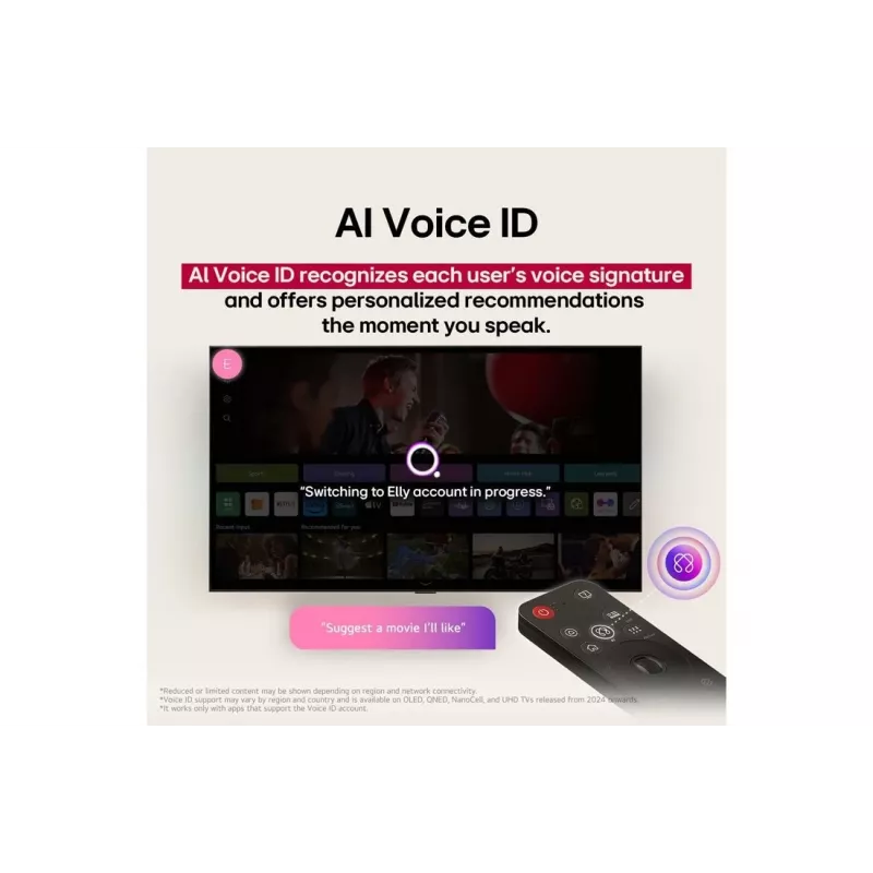 TV LG UHD AI 65UA75003LA 165,1 cm (65 polegadas) 4K Ultra HD Smart TV Wi-Fi preto